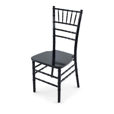 Atlas Commercial Products Wood Chiavari Chair, Black WCC4BK